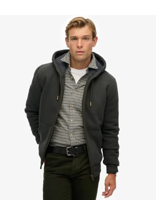 Borg Lined Zip Hoodie