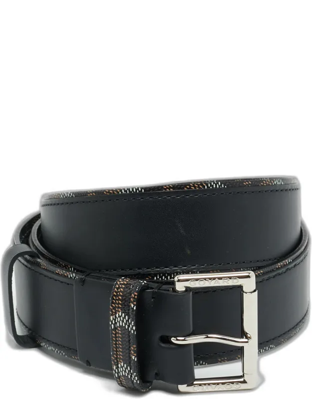 Coated Canvas And Leather Florida Belt 95 Cm