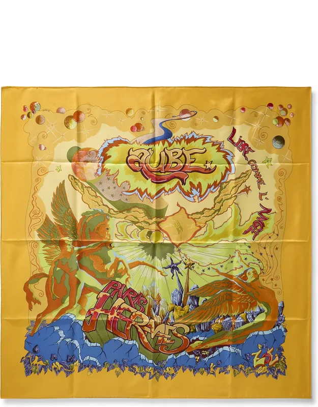 Aube Libre Comme L'ange Silk Scarf