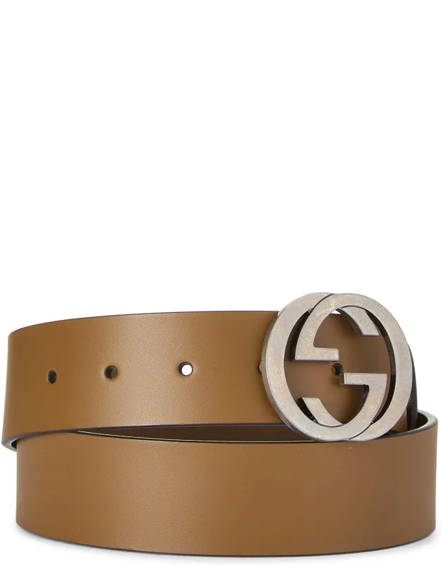 Leather Interlocking Belt