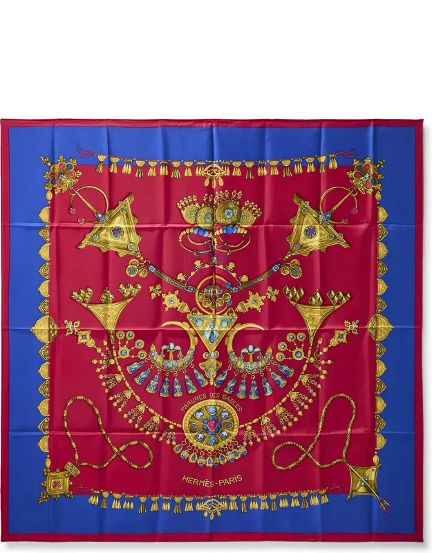 'parures Des Sables Silk Scarf 90'