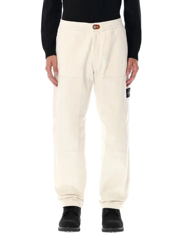 Relaxed Gabardine Chino Trousers