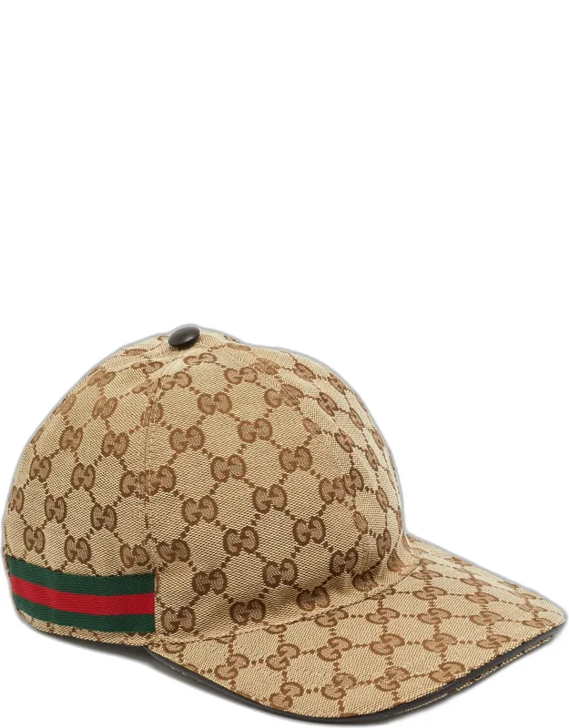 Original Gg Canvas Web Detail Baseball Cap