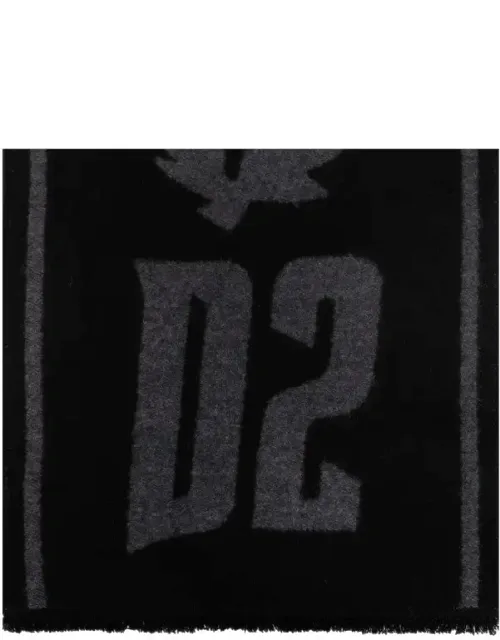 Horror Logo Knit Scarf