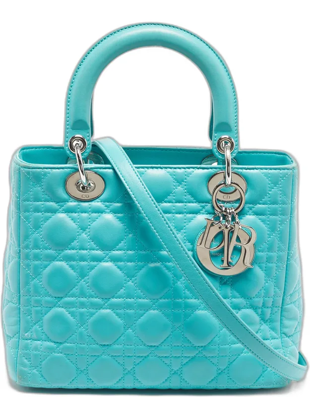 Cannage Leather Medium Tote