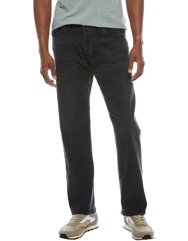 Classic Black Wash Straight Fit Jeans