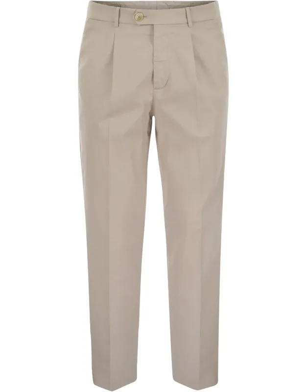Cotton Blend Trousers