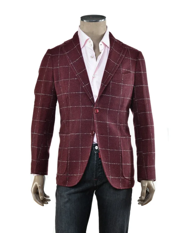 Windowpane Cashmere Sport Jacket