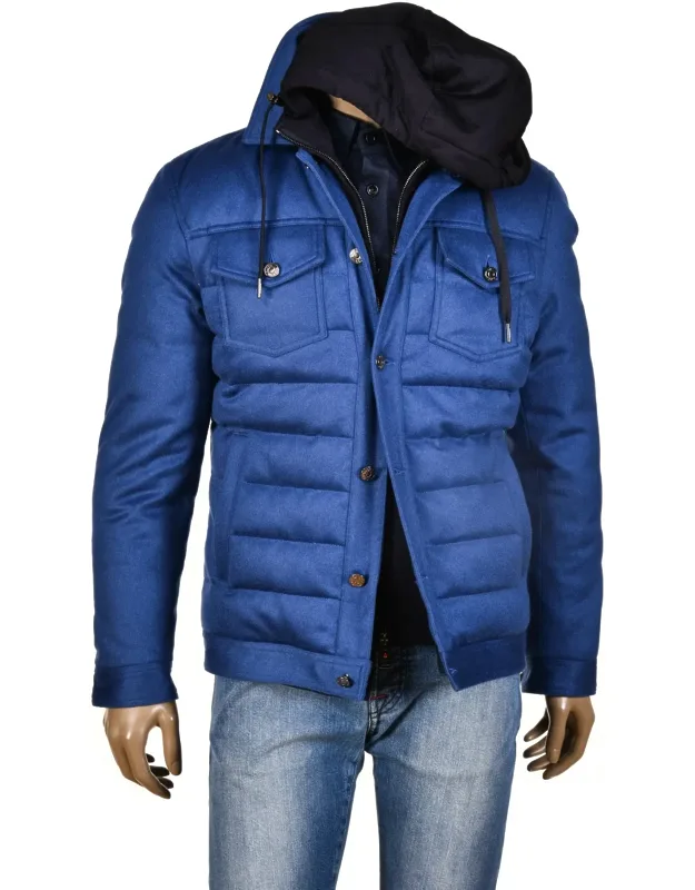 Erta Cashmere Coat With Detachable Hood