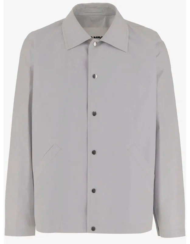 Cotton Jacket With Logo