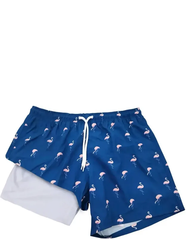Lined Swim Trunks