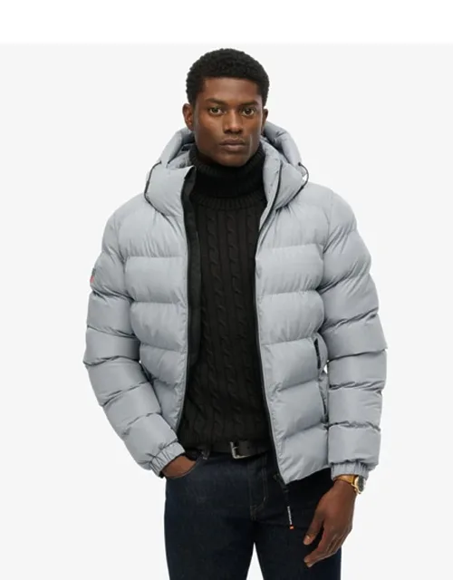 Hooded Sports Puffer Jacket