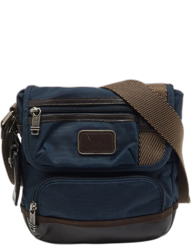 Canvas And Leather Messenger Bag