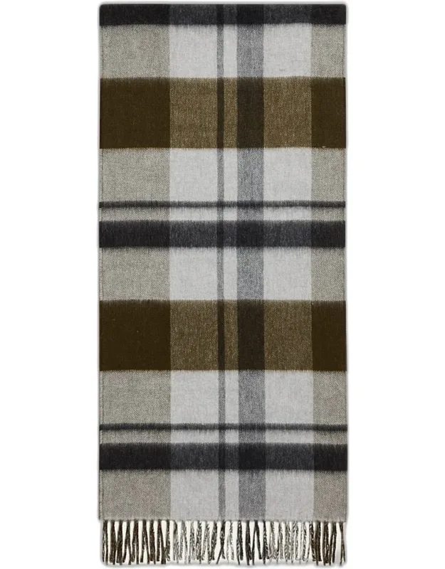 Taransay Check Cashmere Scarf