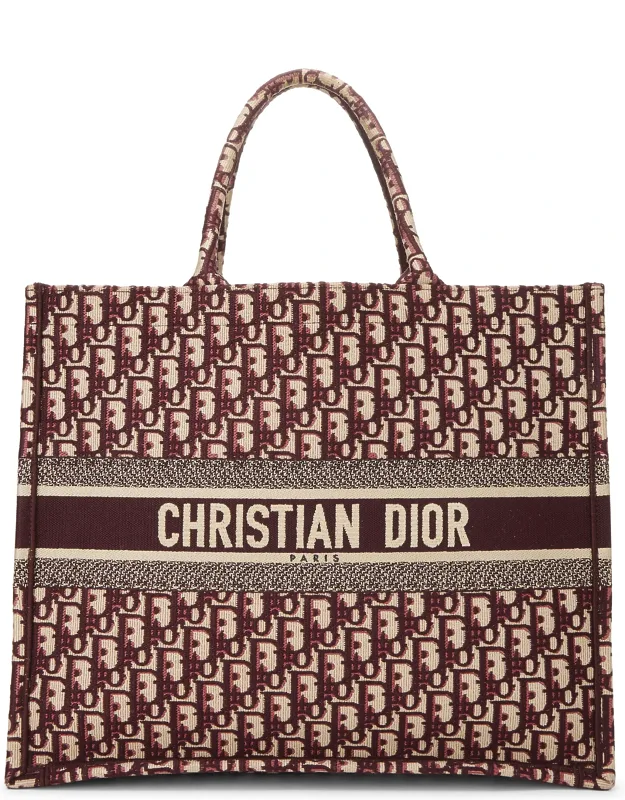 Embroidered Trotter Canvas Book Tote