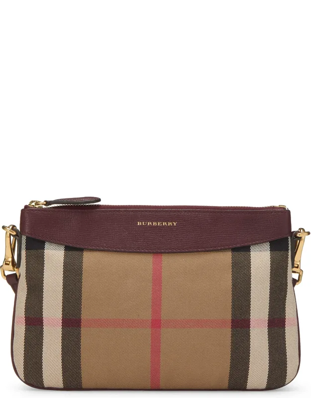 Multicolor House Check Peyton Convertible Clutch