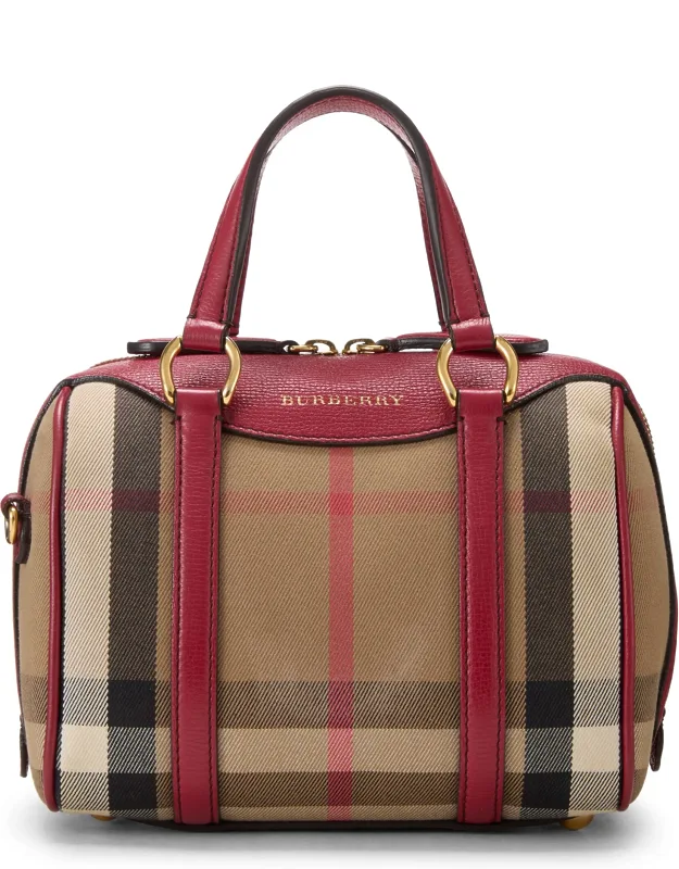 House Check Canvas Alchester Bowler Bag Small