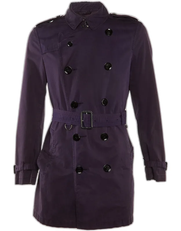 Cotton Double Breasted Trench Coat