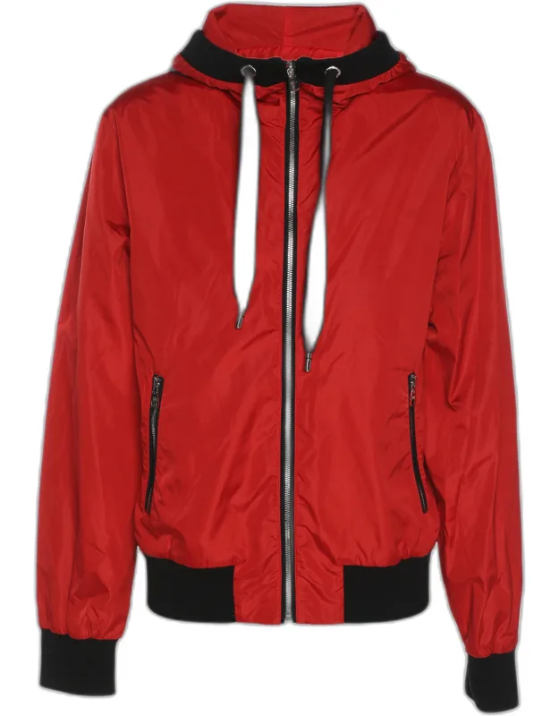 Nylon Hooded Jacket