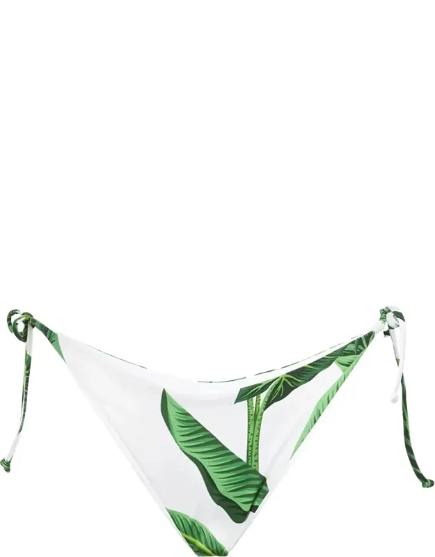Tropical Print Swim Briefs