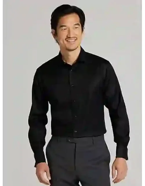 Big & Tall Slim Fit Twill Formal Dress Shirt