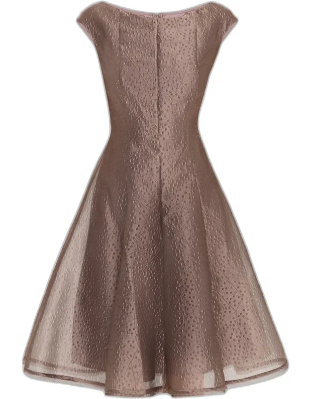 Rivet Organza Midi Dress