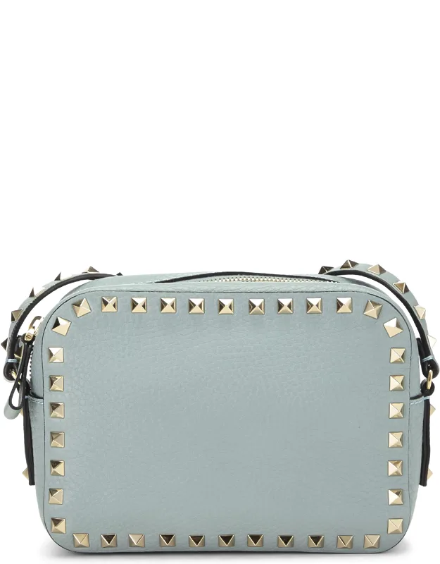 Leather Rockstud Camera Bag
