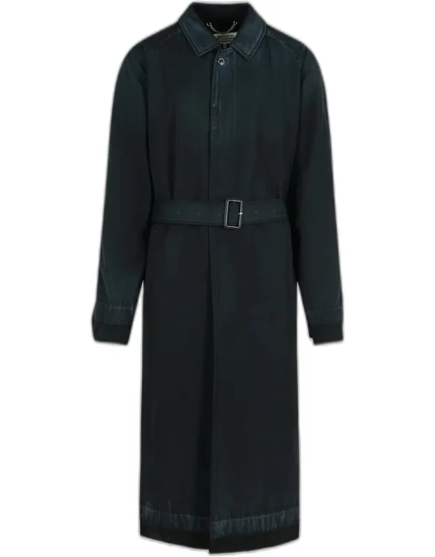 Virgin Wool Trench Coat