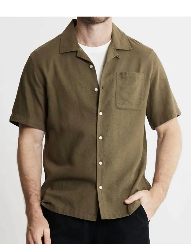Linen Camp Shirt
