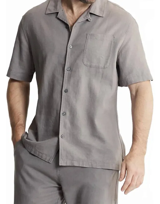 Linen Camp Shirt