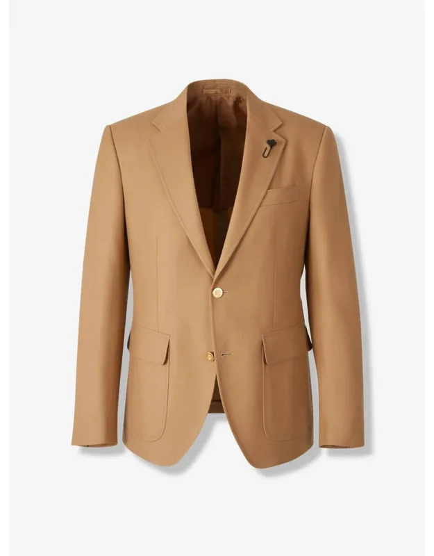 Straight Virgin Wool Blazer