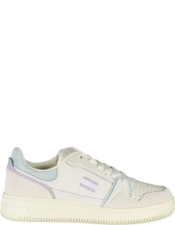 Tommy Hilfiger Leather Sneaker With Removable Footbed And Striking Contrast Details