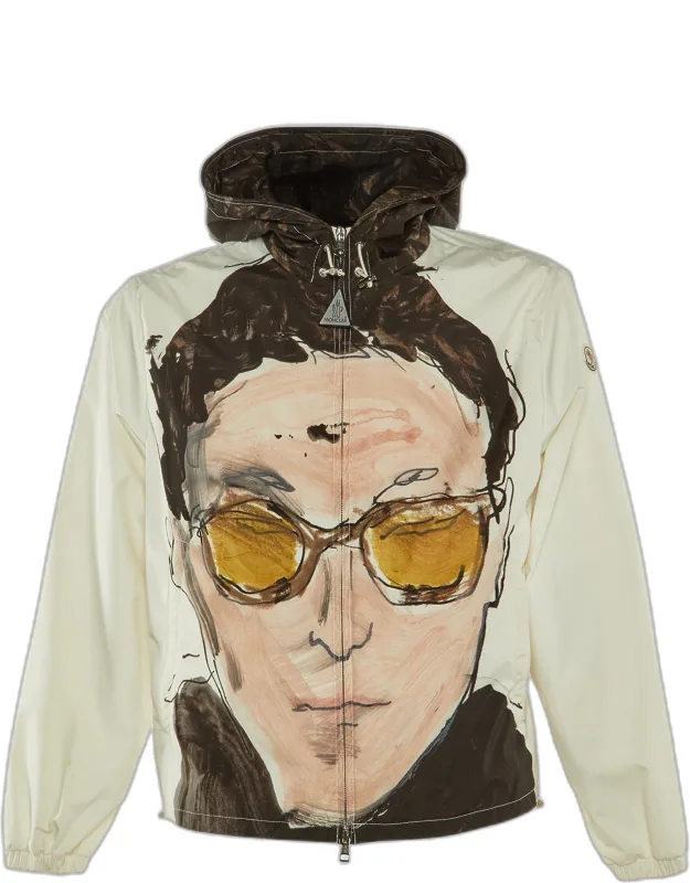 Printed Polyester Hooded Jacket