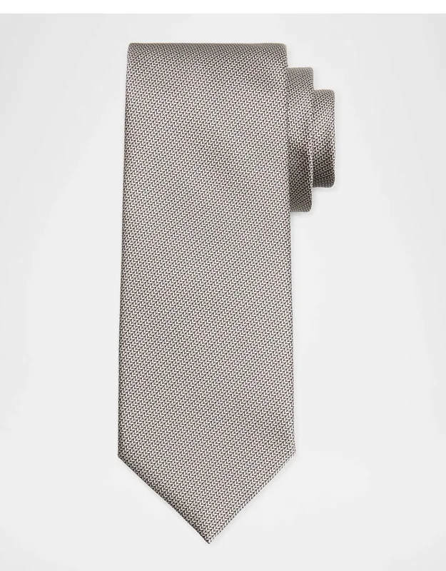 Petite Chevron Silk-blend Tie
