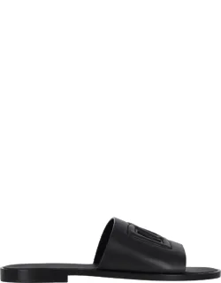 Slide Leather Sandals