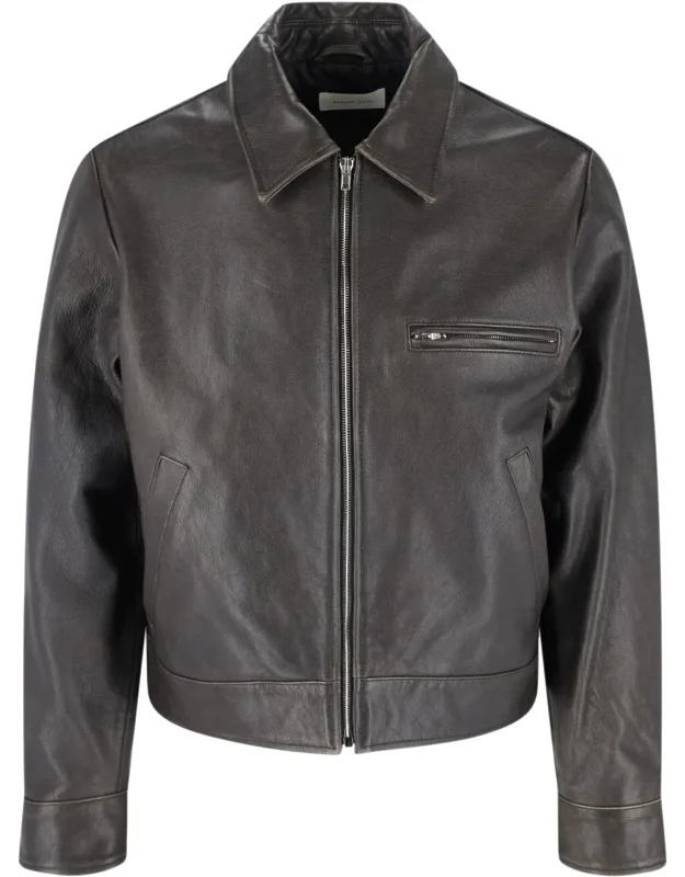 Leather Zip Jacket