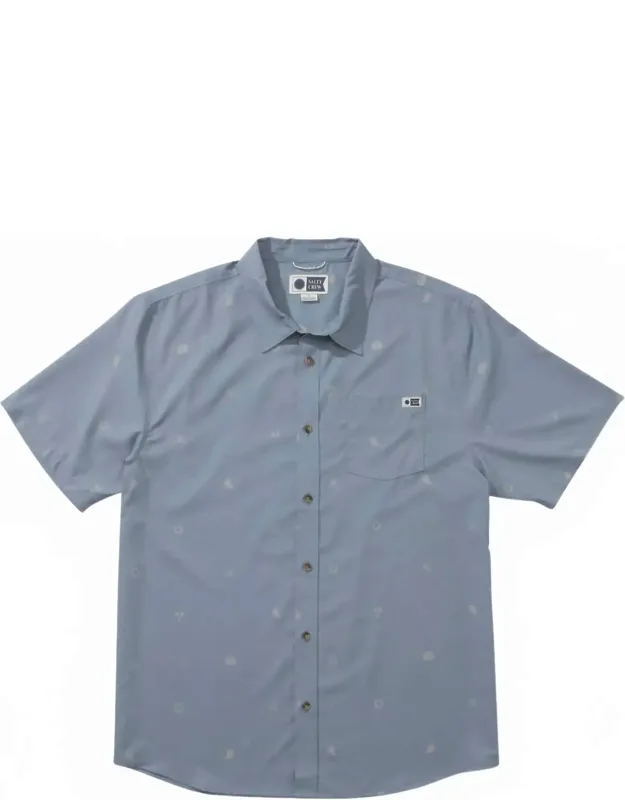 Micro Vibes Short Sleeve Tech Woven Shirt
