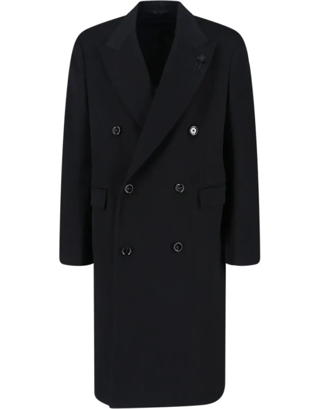 Double-breasted Virgin Wool Coat