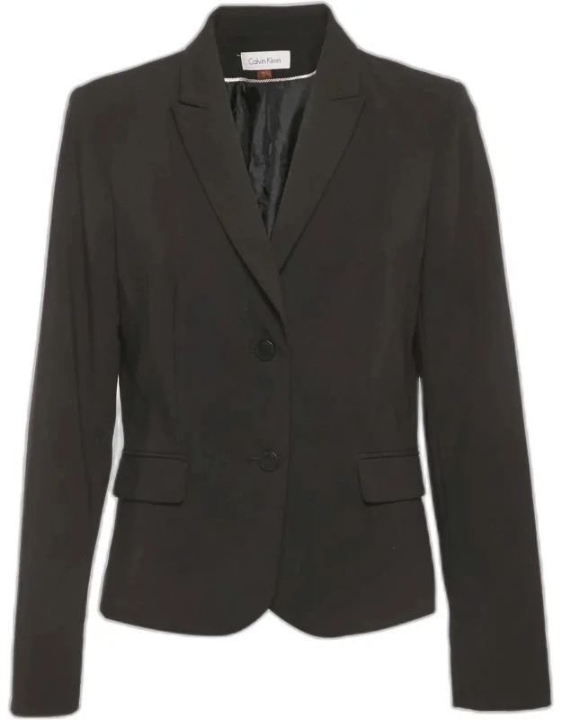 Crepe Single Breasted Blazer