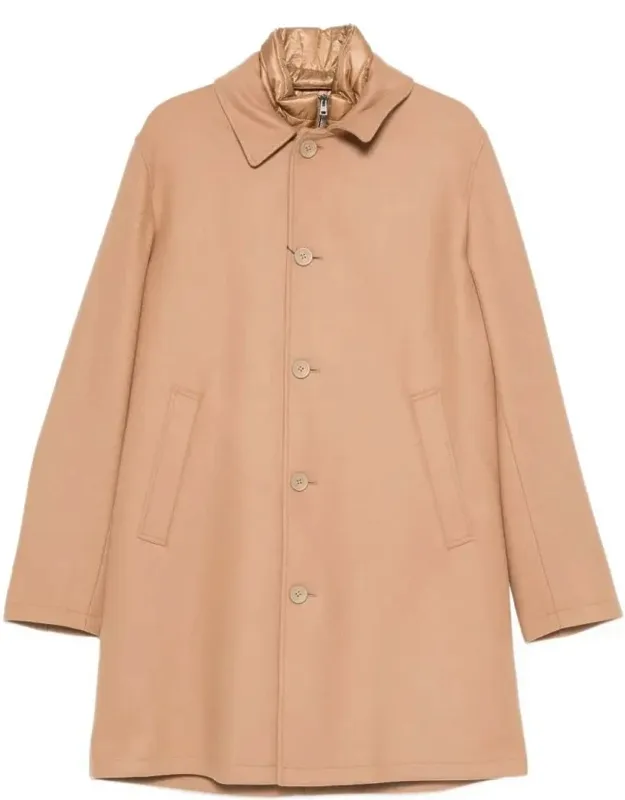 Single-breasted Padded Coat