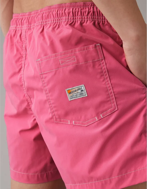 Solid Flex 5" Swim Trunks