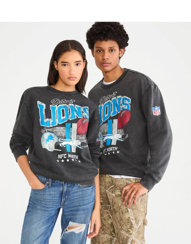 Detroit Lions Stadium Crew Sweatshirt