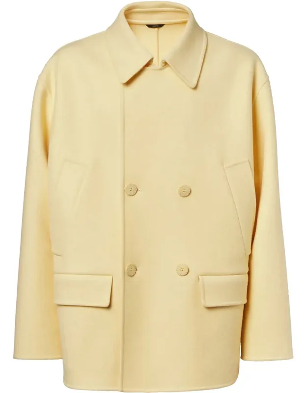 Double-breasted Wool Coat