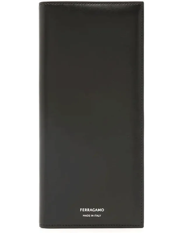 Logo-stamp Leather Wallet