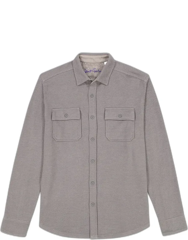 Brunner Pocket Knit Button-down Shirt