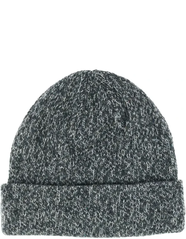 Ragg Wool Fleece Lined Winter Beanie Cuff Cap