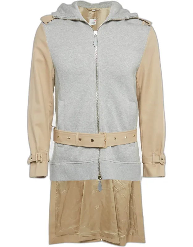 Cotton Hooded Trench Coat
