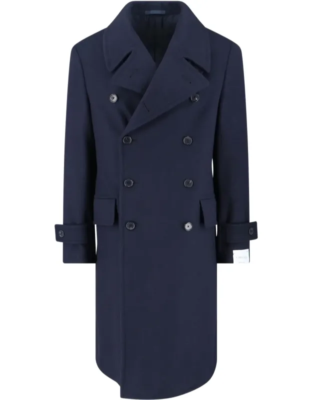 Double-breasted Wool Coat