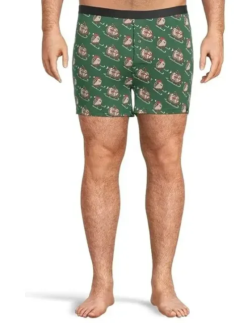 Boxer Briefs Sledgehogs Printed Stretch Underwear