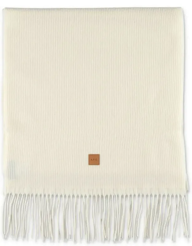 Aria Wool Scarf With Logo